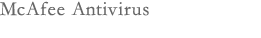 McAfee Antivirus