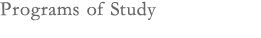 Programs of Study