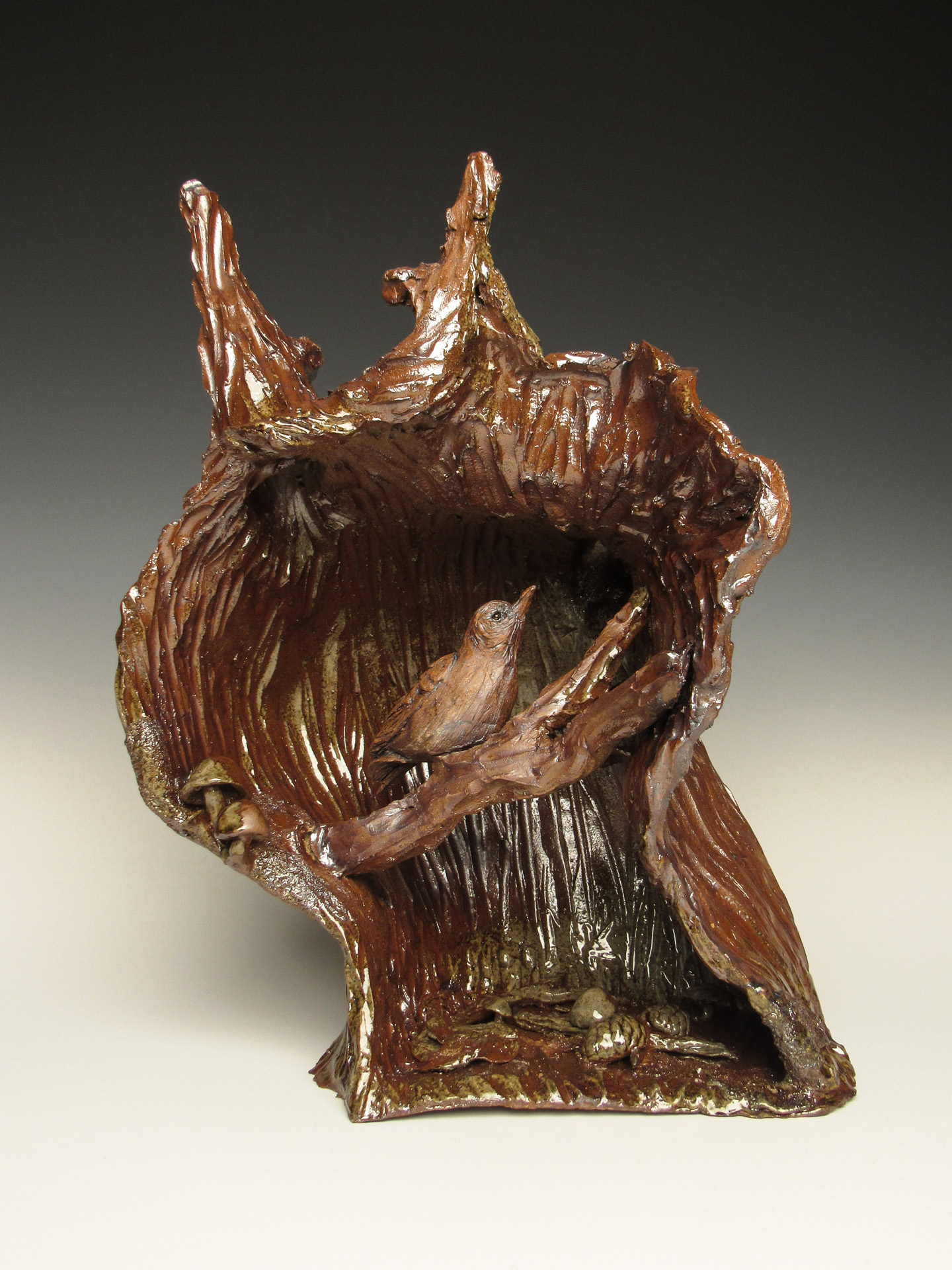 Blaire Engel, Minot, ND, USA. “Out of Sight,” high fire ceramic.