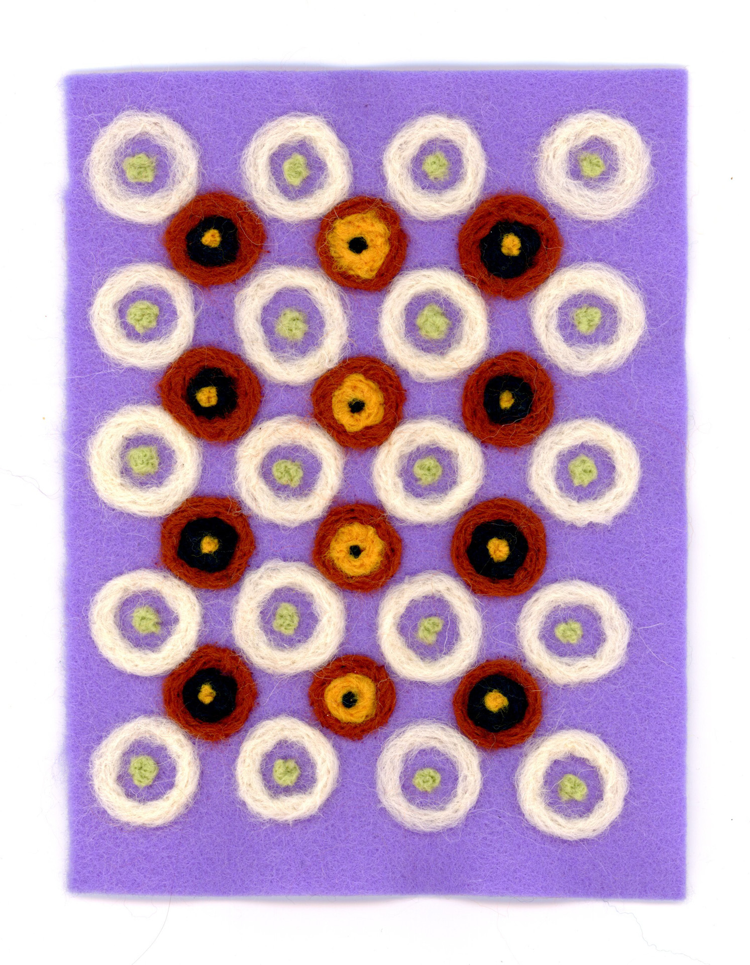 Ariana Padovano, Providence, RI, USA. “Felt Study No. 4,” needle-felted merino wool.