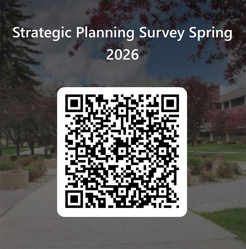 QR code for strategic planning survey spring 2026.