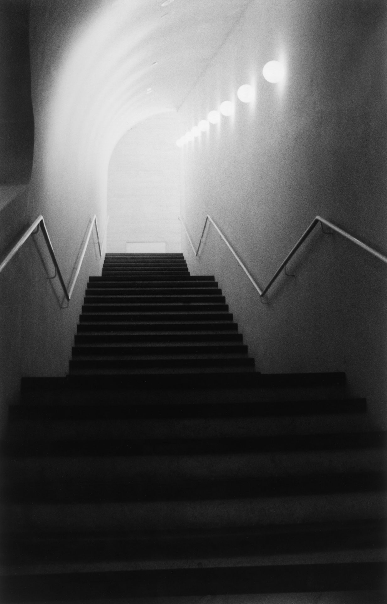 Michael Fleischhacker, Silver Spring, MD, USA. “Interior National Library, Jerusalem II,” silver gelatin print.