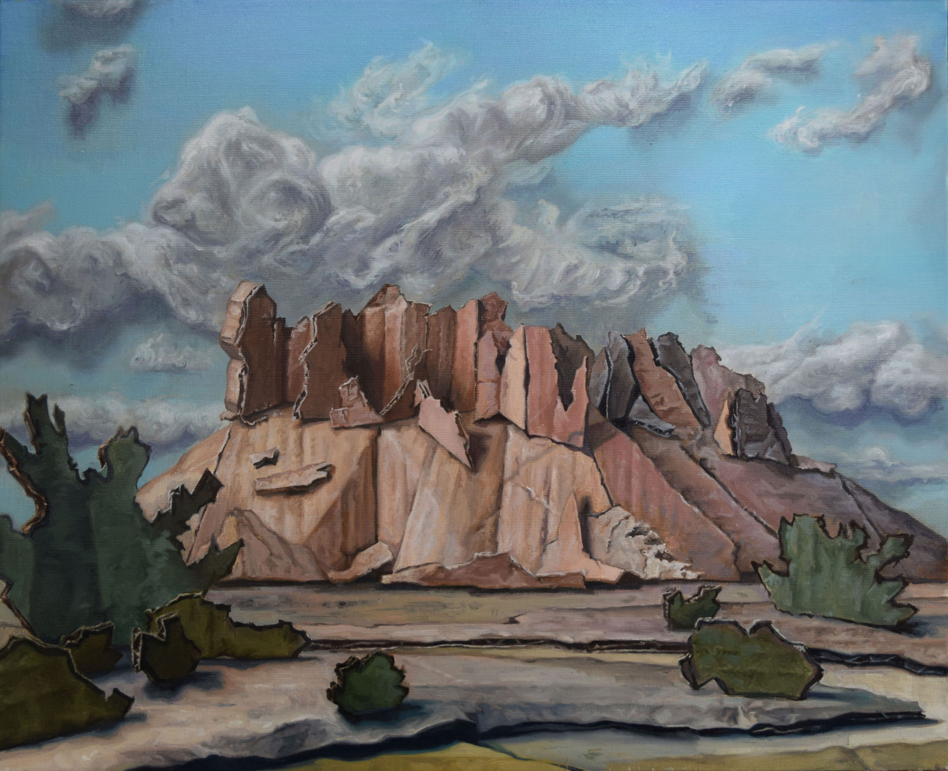 Jason Cytacki, Norman, OK, USA. “Out Yonder,” oil on linen.