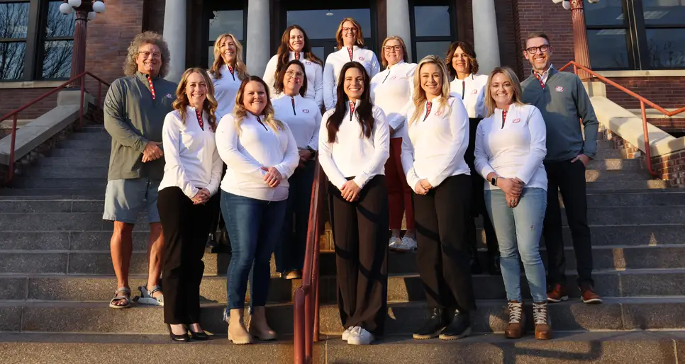 Board of Directors Photo in Front of Old Main