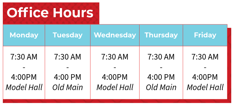 tgh office hours