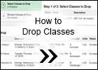 How to Drop Classes