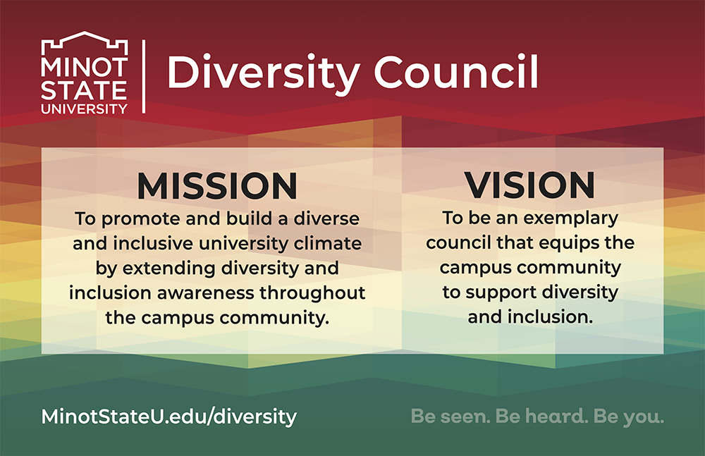 Diversity Council mission and vision graphic