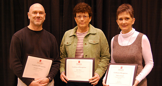 10 Years of Service - Awards Recipients