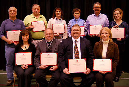 10 Years of Service - Awards Recipients