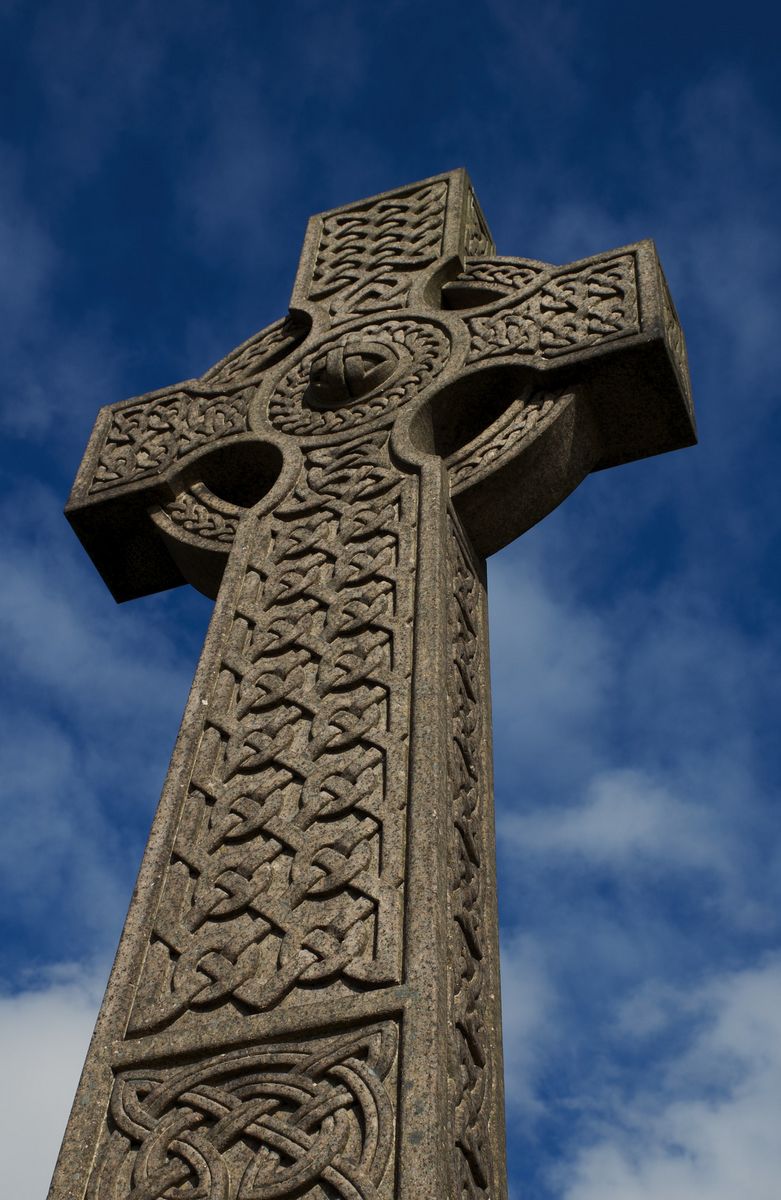 Celtic Cross in Glasgow Necropolis