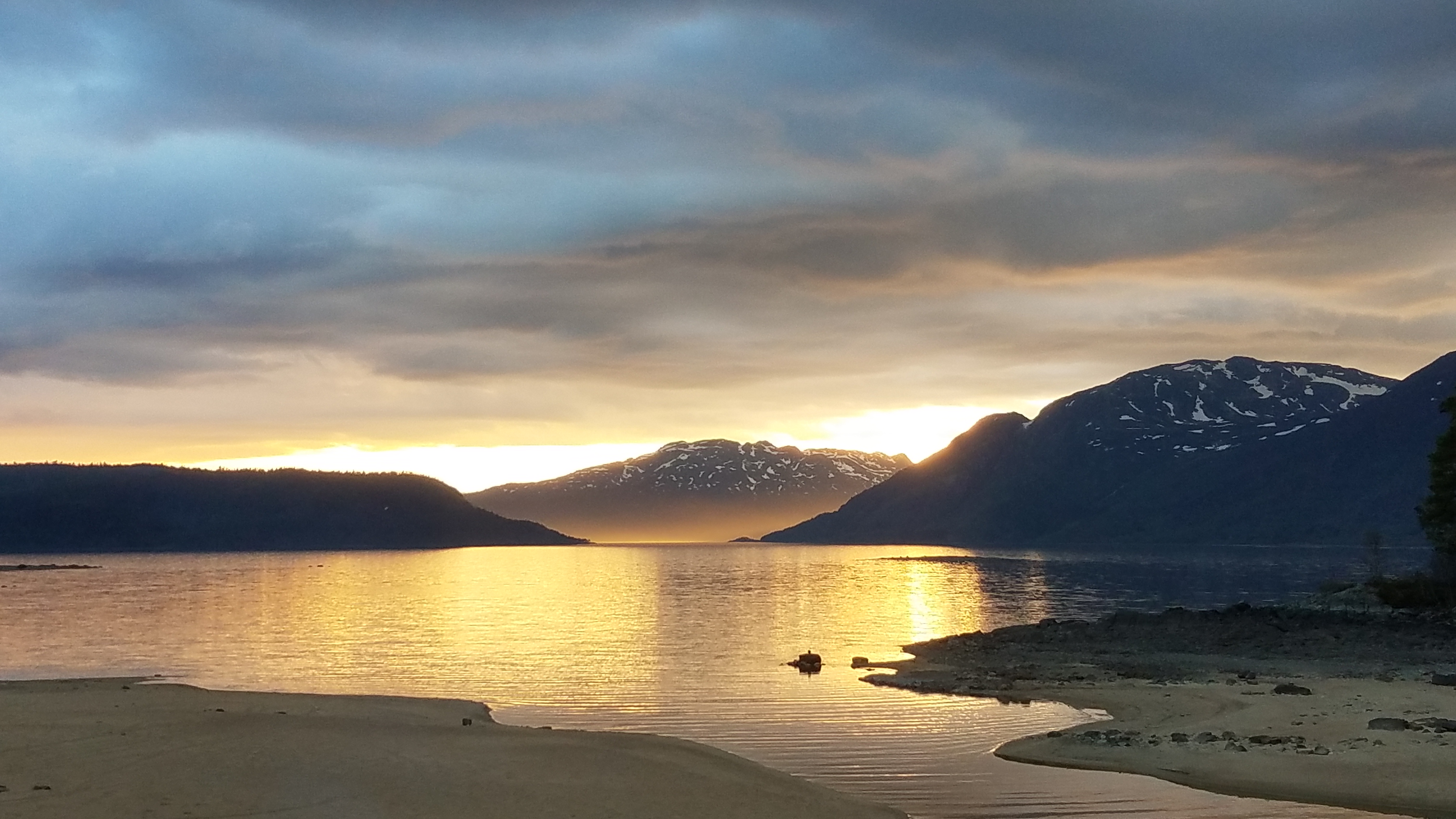 Sunset in Rauland, Norway