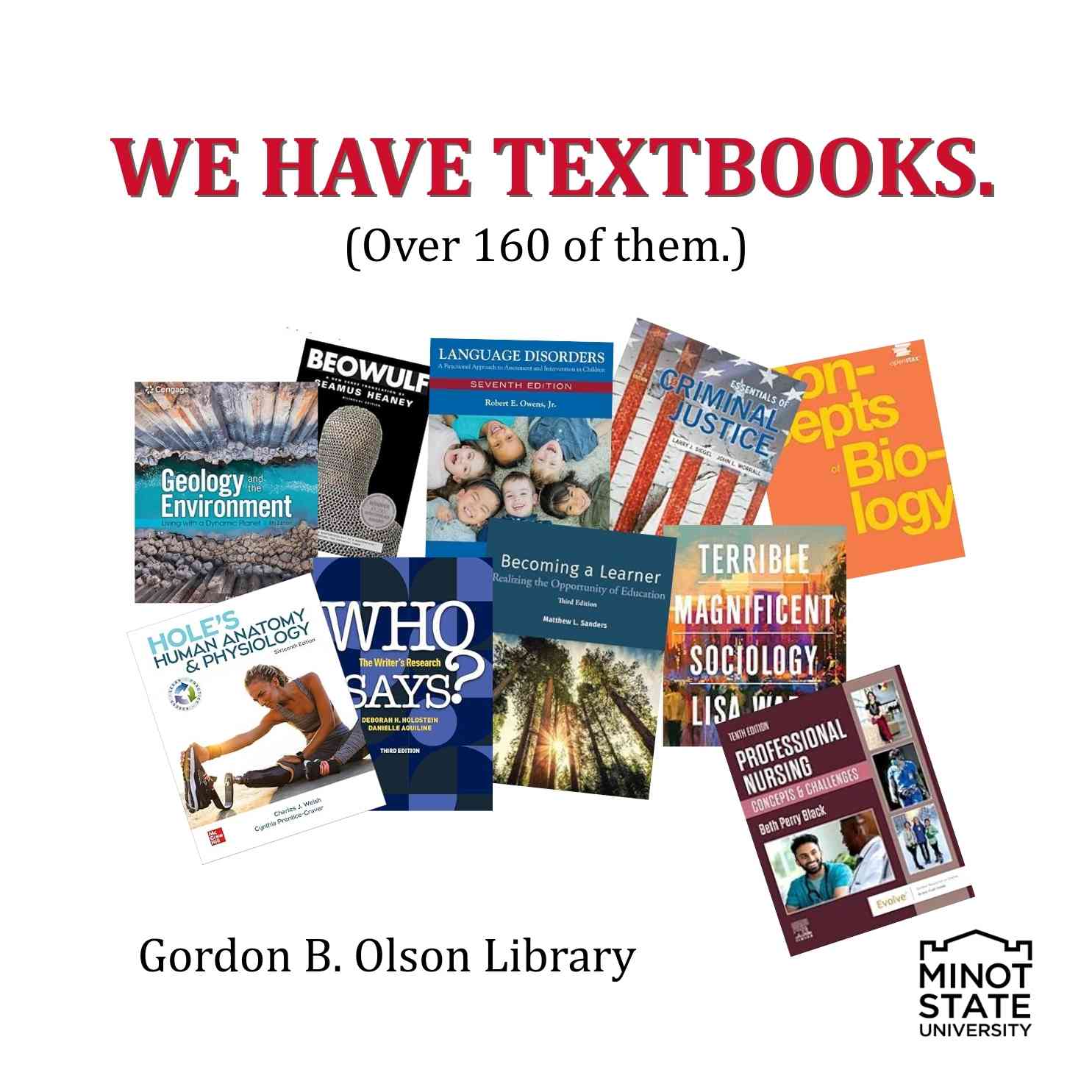 Textbook reserve poster