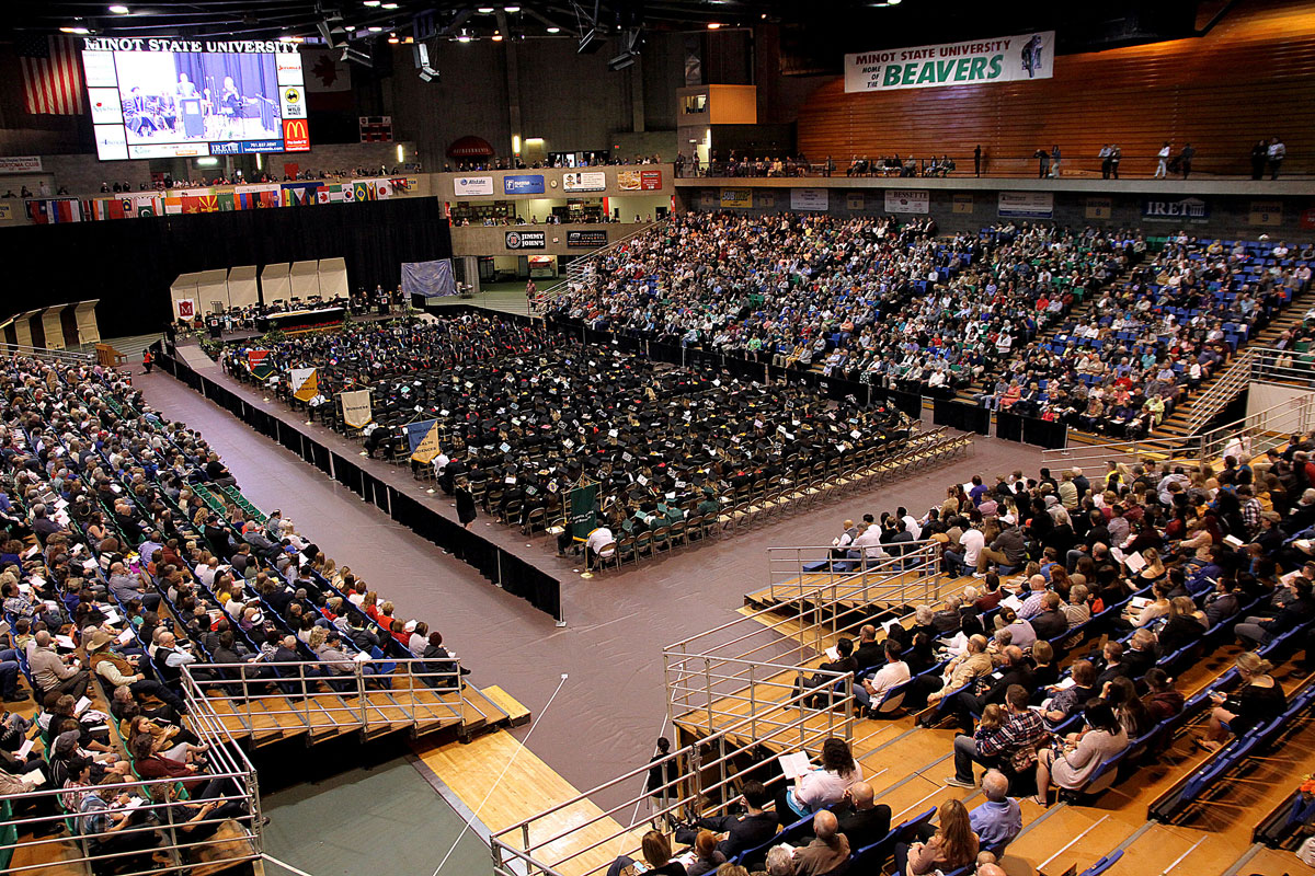 Minot State University commencement