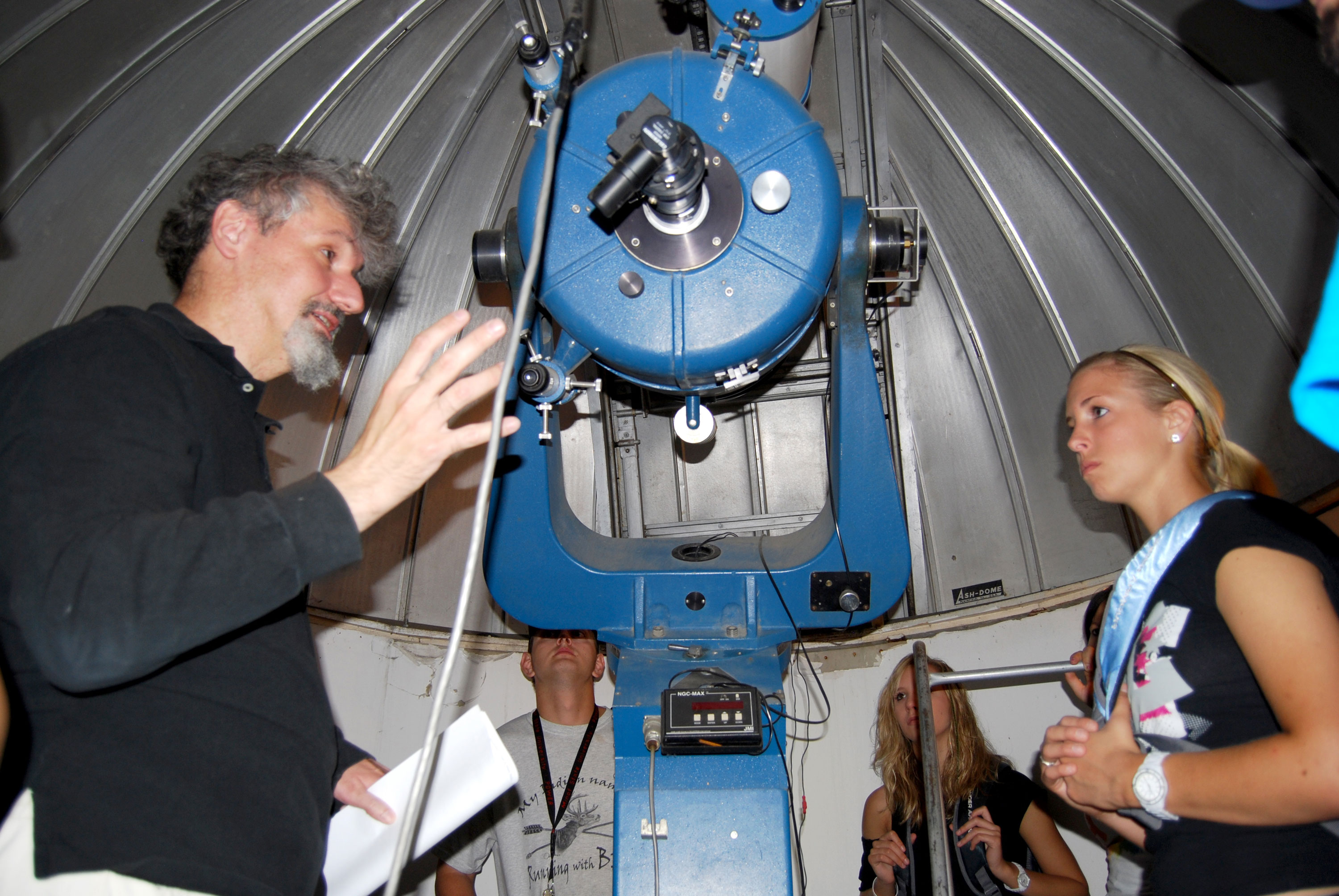 Inside the observatory
