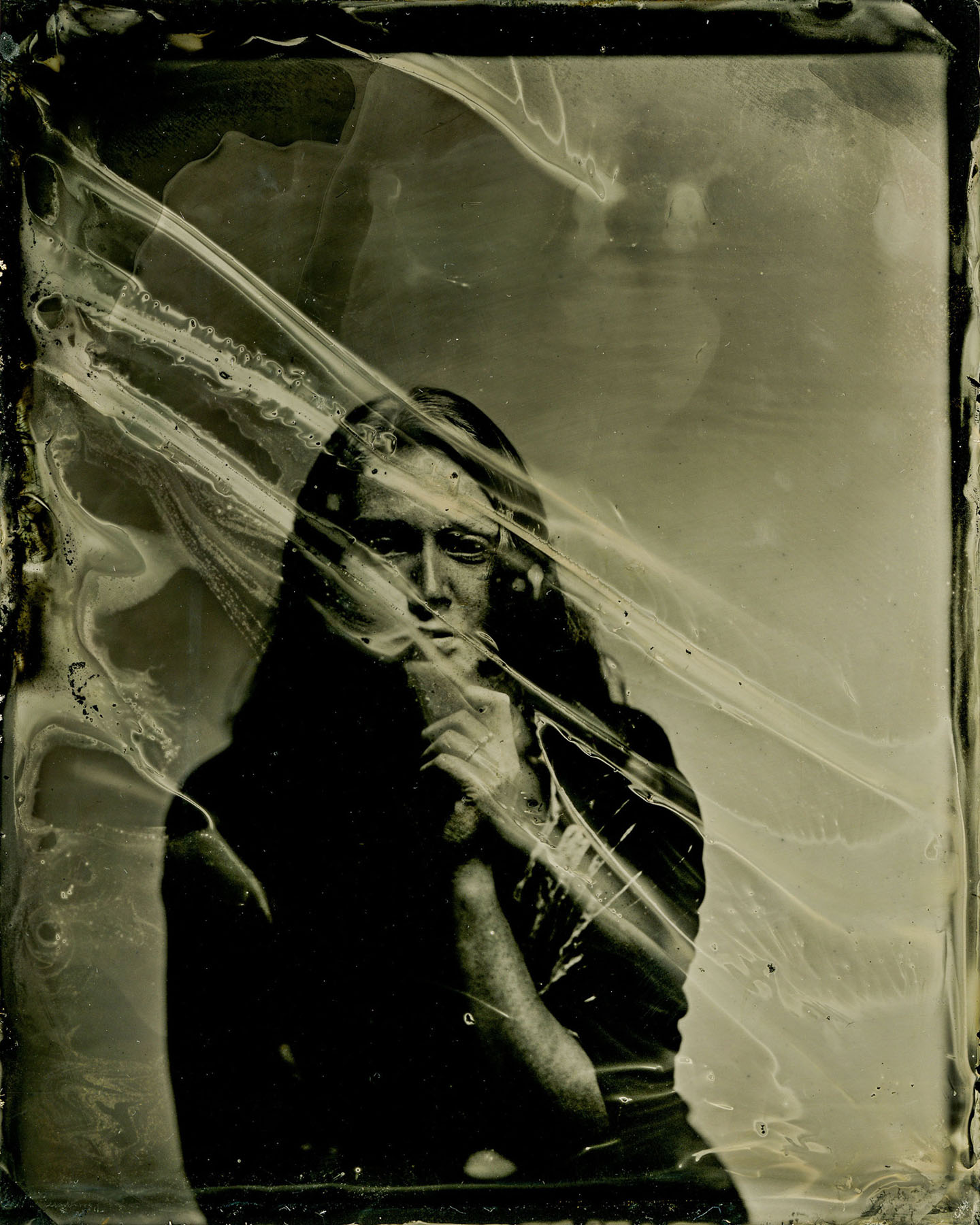 Alex Jimenez, Minot, ND. “To Gaze Through A Mirror Darkly,” wet plate collodion.