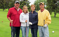 Friend Raising Golf