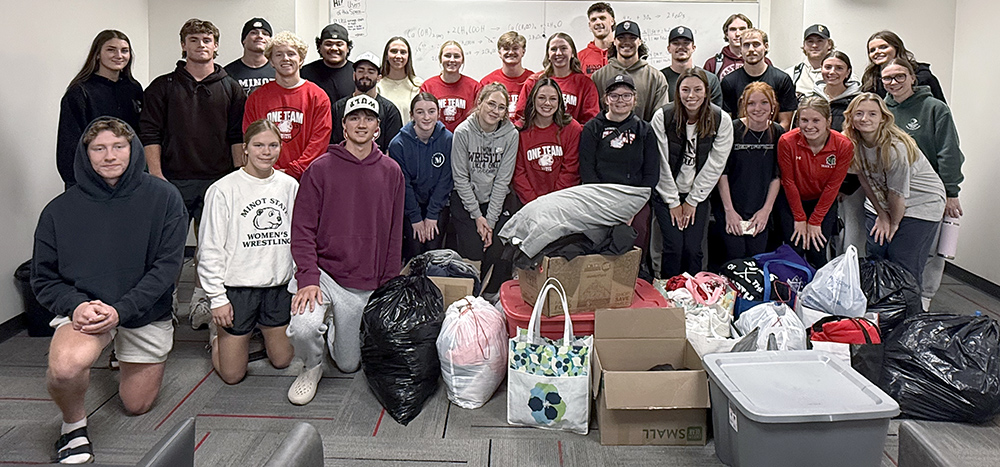 MSU Student Athlete Advisory Committee gathers donations