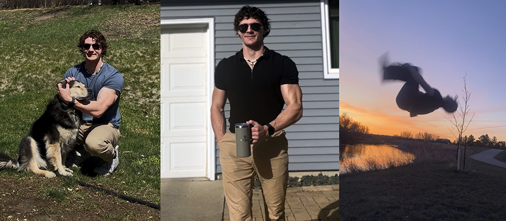 Collage of Nicholas Harbort