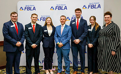 MSU FBLA with governor