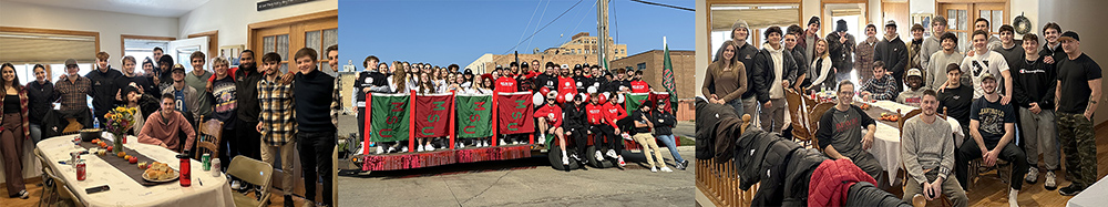 Collage of photos with Kevin and Tammy White