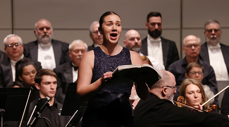 Soloist at the Messiah