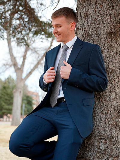 Senior Brady Schock