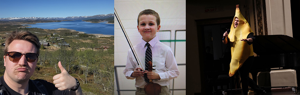Photo collage of Nathan Sagsveen