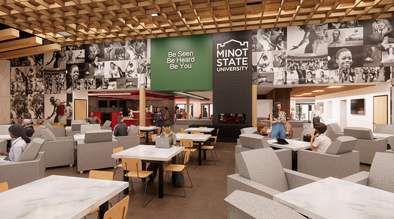 Student Center rendering