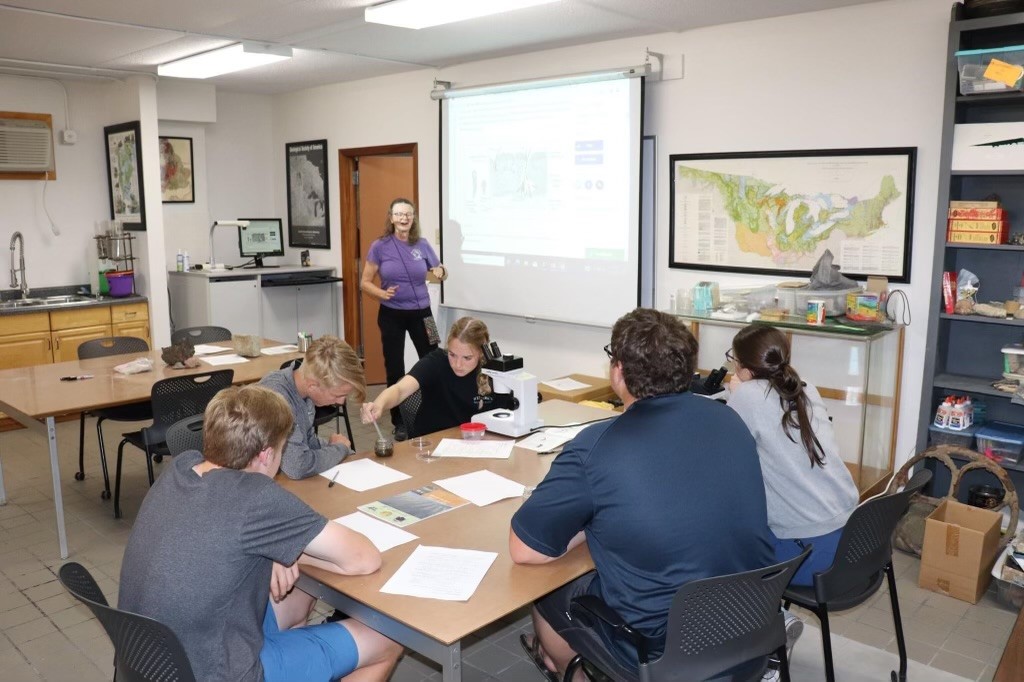 Scientist in the classroom